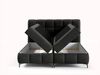 Boxspringbett Schlafzimmerbett SOPHIE 120x200cm Stoff Salvador Schwarz Bild 4