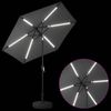 vidaXL Garten Sonnenschirm mit LED-Lichtern 230x230 cm Polyester 42036251 Bild 3
