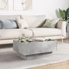 vidaXL LED-Couchtisch Betongrau 70x50x30 cm Holzwerkstoff 847514 Bild 4