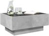 vidaXL LED-Couchtisch Betongrau 70x50x30 cm Holzwerkstoff 847514 Bild 5