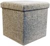 ECHTWERK Sitzwürfel StoreCube, Sitzhocker mit Stauraum, Sitzwürfel faltbar, ca. 38x38x38 cm, Strukturstoff, Aufbewahrungsbox Bild 4