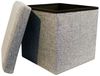 ECHTWERK Sitzwürfel StoreCube, Sitzhocker mit Stauraum, Sitzwürfel faltbar, ca. 38x38x38 cm, Strukturstoff, Aufbewahrungsbox Bild 3