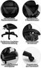 Chefsessel Stuhl Home Office Chair Racing Bürostuhl Sportsitz Büro Stuhl Schwarz/Grau Bild 5