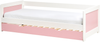 Ausziehbett Kiefernholz GRAVELINES 90 x 200 cm Rosa Bild 4