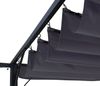 Pergola HWC-C42 mit Schiebedach, Stahl / Stoff, Grau, 3x3 m Bild 3