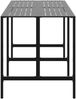 vidaXL Bartisch Schwarz 200x100x110 cm Pulverbeschichteter Stahl 3301419 Bild 4