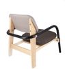 Sessel Billy aus weichem Stoff, Retro Chic Design, schwarz braun beige, eleganter Komfort für Dein Zuhause Bild 3