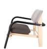Sessel Billy aus weichem Stoff, Retro Chic Design, schwarz braun beige, eleganter Komfort für Dein Zuhause Bild 4