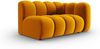 Micadoni Modulares Sofa Lupine 2-Sitzer Rechts Samtstoff Salvador Gelb Bild 2