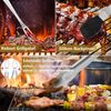 Herogo Grillbesteck-Set mit Tragetasche, 6-teilig, Edelstahl silber Bild 4