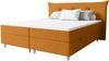 99rooms Artemis Boxspringbett 180x200 cm Velours SORO Orange Bonell-Federung Bild 2