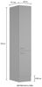 OPTIFIT Hochschrank OPTImulti Breite 40 cm, Höhe 210 cm, Tiefe 57,1 cm, mit 2 Türen, 3 Einlegeböden Bild 4