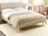 beliani 'ILEN' Tagesdecke, Baumwolle, Beige, 150x200 cm Bild 3