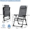 TLGREEN Campingstuhl Klappstuhl mit Kopfkissen, (5-stufig verstellbar Gartenstuhl Liegestuhl, 4 St), für Outdoor Balkon Strand bis 120 kg belastbar Bild 2