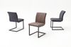Freischwinger >KANSAS / KIAN< 2er-Set in braun - 47x86x63cm (BxHxT) Bild 3