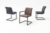 Freischwinger >KANSAS / KIAN< 2er-Set in braun - 47x86x63cm (BxHxT) Bild 4