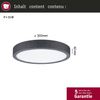 Paulmann 71053 LED Panel Cosara rund 300mm Dunkelgrau 3000K IP44 Bild 5