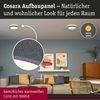 Paulmann 71053 LED Panel Cosara rund 300mm Dunkelgrau 3000K IP44 Bild 2