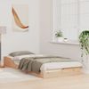 vidaXL Bettrahmen Braun 80 x 220 cm Massives Kiefernholz 873409 Bild 3