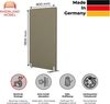 Rheinland Möbel FocusWall STW0818 – Akustik-Stellwand 800×1800 mm in Stofffarbe Aruba inkl. Standfüßen – Schreibtisch-Trennwand für Büro & Homeoffice – Schallschutz – Made in Germany Bild 2