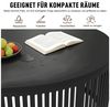 TWSOUL Couchtisch Set 2-teilig rund, moderne Wohnzimmertische mit stabiler Metallring, -Struktur, wasserabweisend & pflegeleicht Bild 3