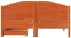 vidaXL Massivholzbett ohne Matratze Wachsbraun 120x190 cm Kiefernholz 3301802 Bild 4