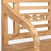 Sitzbank CHRISTOS Antique-Natural 100cm Mahagoni Holzbank Bank Handarbeit Massiv Bild 4