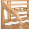 Sitzbank CHRISTOS Antique-Natural 100cm Mahagoni Holzbank Bank Handarbeit Massiv Bild 3