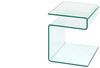 Beistelltisch >7/108-10< in Klarglas, Glas - 42x48x38cm (BxHxT) Bild 2
