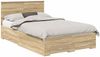 vidaXL Bettrahmen mit Kopfteil Sonoma-Eiche 135 x 190 cm Holzwerkstoff 3408274 Bild 2