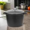 Tiefer Kochtopf mit Glasdeckel & Silikongriffe, ø32 cm - 15 L - Antihaft Bild 4