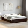 vidaXL Bettgestell Schwarz 120x200 cm Holzwerkstoff und Metall 3279847 Bild 1