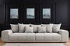 riess-ambiente Big-Sofa ELEGANCIA 285cm champagner beige, Einzelartikel 1 Teile, XXL Couch · Cord · mit Federkern · inkl. Kissen · Modern Design Bild 2