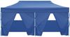 vidaXL Profi-Partyzelt Faltbar mit 4 Seitenwänden 3×6m Stahl Blau 48865 Bild 3