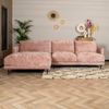 Bronx71 Ecksofa Denver Chenille pink links Bild 4