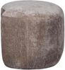 Hocker Popular aus Chenille-Stoff, organisches Design, taupe, weich gepolstert für Dein Zuhause Bild 2