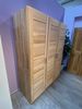 ELFO Kleiderschrank Kleiderschrank Tollow Schrank Kernbuche massiv geölt 3türig B 152cm Bild 3