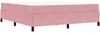 vidaXL Bettrahmen mit Matratze Rosa 180 x 200 cm Stoff 3399083 Bild 4