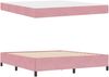vidaXL Bettrahmen mit Matratze Rosa 180 x 200 cm Stoff 3399083 Bild 5