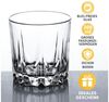KONZEPT Gläser-Set Wassergläser Trinkgläser Set, Widerstandsfähiges Glas, 12-tlg, 6/12Set, 300ml, für Saft, Wasser, Cocktails, Gin Tonic, kalte Getränke Bild 2