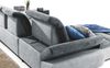 Ecksofa Schlafsofa MELLO Grau/ Dunkelgrau Ottomane Links Bild 5