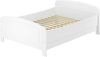 Weißes Bett Seniorenbett extra hoch 140x200 weiß Zubehör wählbar V-60.44W-14Rollrost und Matratze inkl. Bild 3