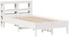 vidaXL Massivholzbett ohne Matratze Weiß 120x200 cm Kiefernholz 3306151 Bild 3