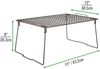 mDesign Regaleinsatz Schrankeinsatz Organizer faltbar stapelbar Metall Bronze Bild 2