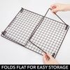mDesign Regaleinsatz Schrankeinsatz Organizer faltbar stapelbar Metall Bronze Bild 5