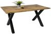 SAM® Baumkantentisch Panther, Mangoholz, Baumkante, verschiedene Metallgestelle Bild 3