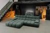 KAWOLA Sofa VIVIEN Ecksofa Feincord grün Longchair links 85 x 178 x 290 cm Bild 4