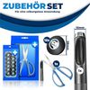 KESSER® Pool Solarabdeckplane | Solarfolie Stärke 120µm | Solarabdeckung Solarplane zuschneidbar | Poolsolarplane Solar Folie inkl. 1x Schere, 1x Lochzange & 12x Ösen | Poolheizung für Wassererwärmung Schwarz, Ø 457 cm Bild 7