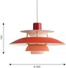 PH 5 Mini Pendelleuchte Hues of Red Bild 2