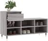 vidaXL Schuhregal Grau Sonoma 102x36x60 cm Holzwerkstoff 831362 Bild 4
